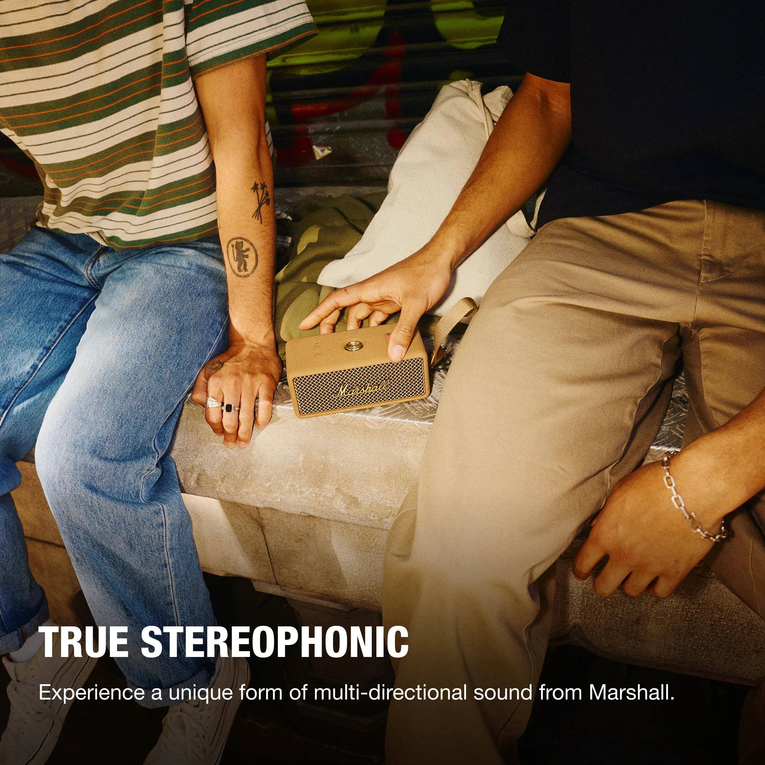 TRUE STEREOPHONIC  
Experience a unique form of multi-directional sound from Marshall.