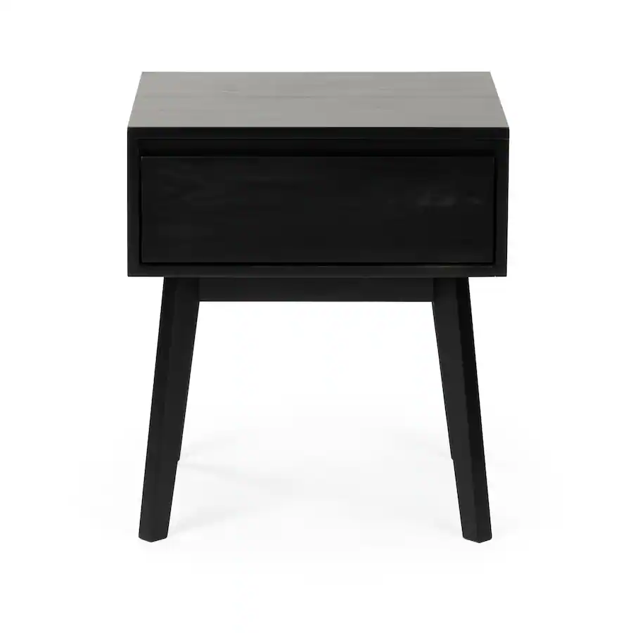 Plank Beam Scandinavian Nightstand With 1 Drawer Black PB210001 170 plank-beam-scandinavian-nightstand-with-1-drawer-black-pb210001-170