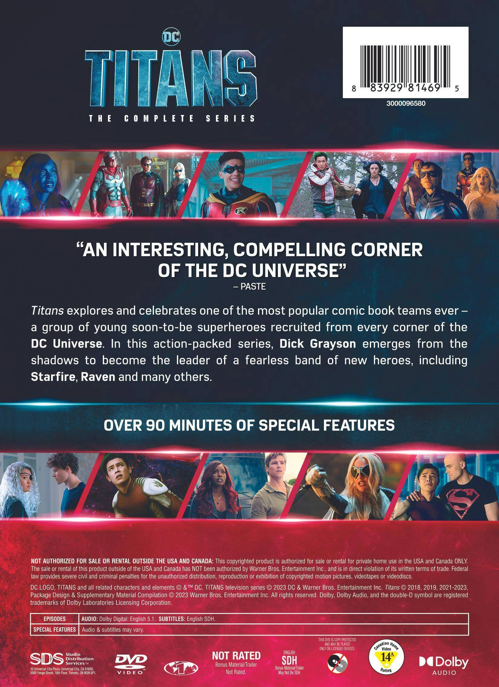 Back. Titans: The Complete Series (Box Set) [DVD].