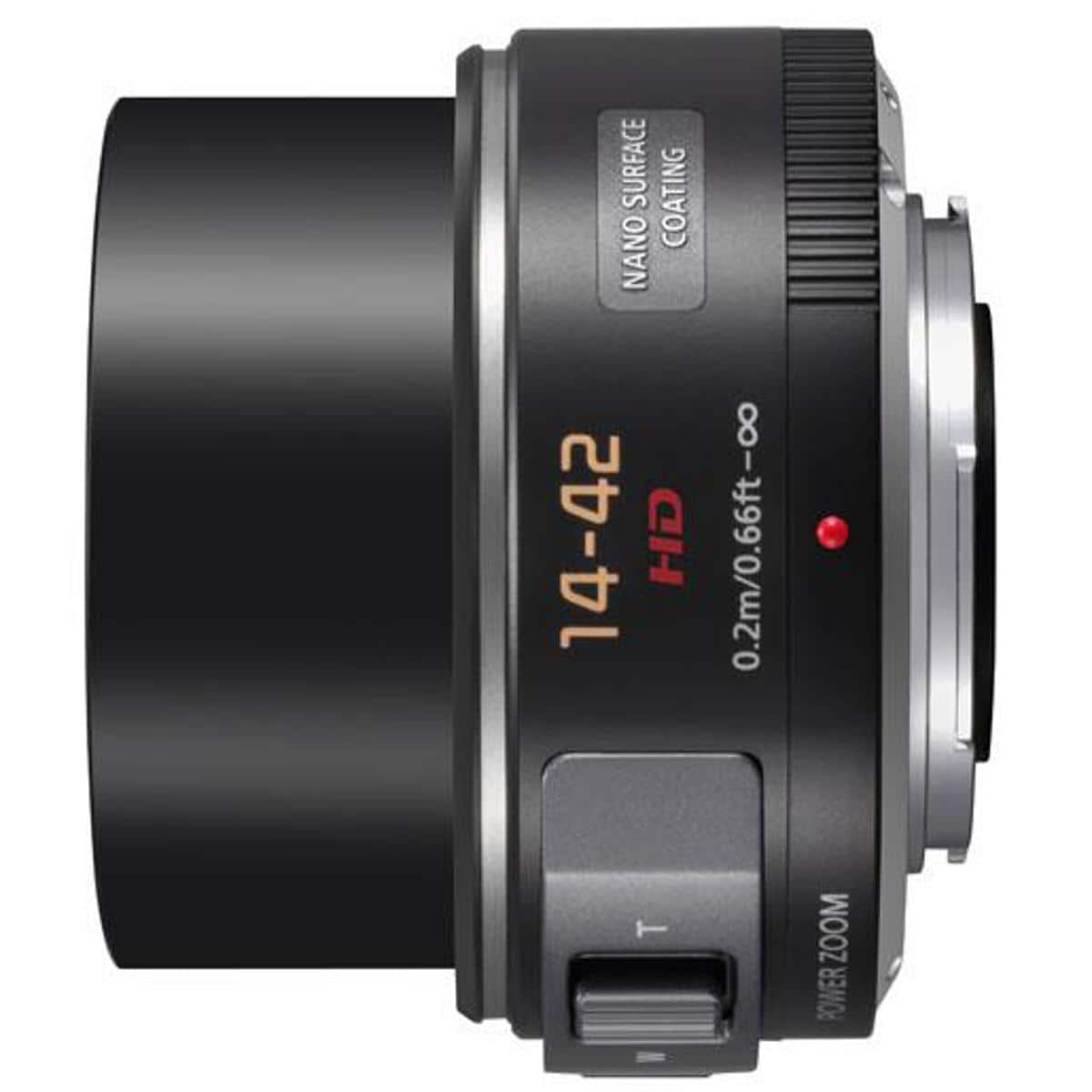 Panasonic LUMIX G X Vario PZ 14 42mm f/3.5 5.6 Lens for MFT, Black