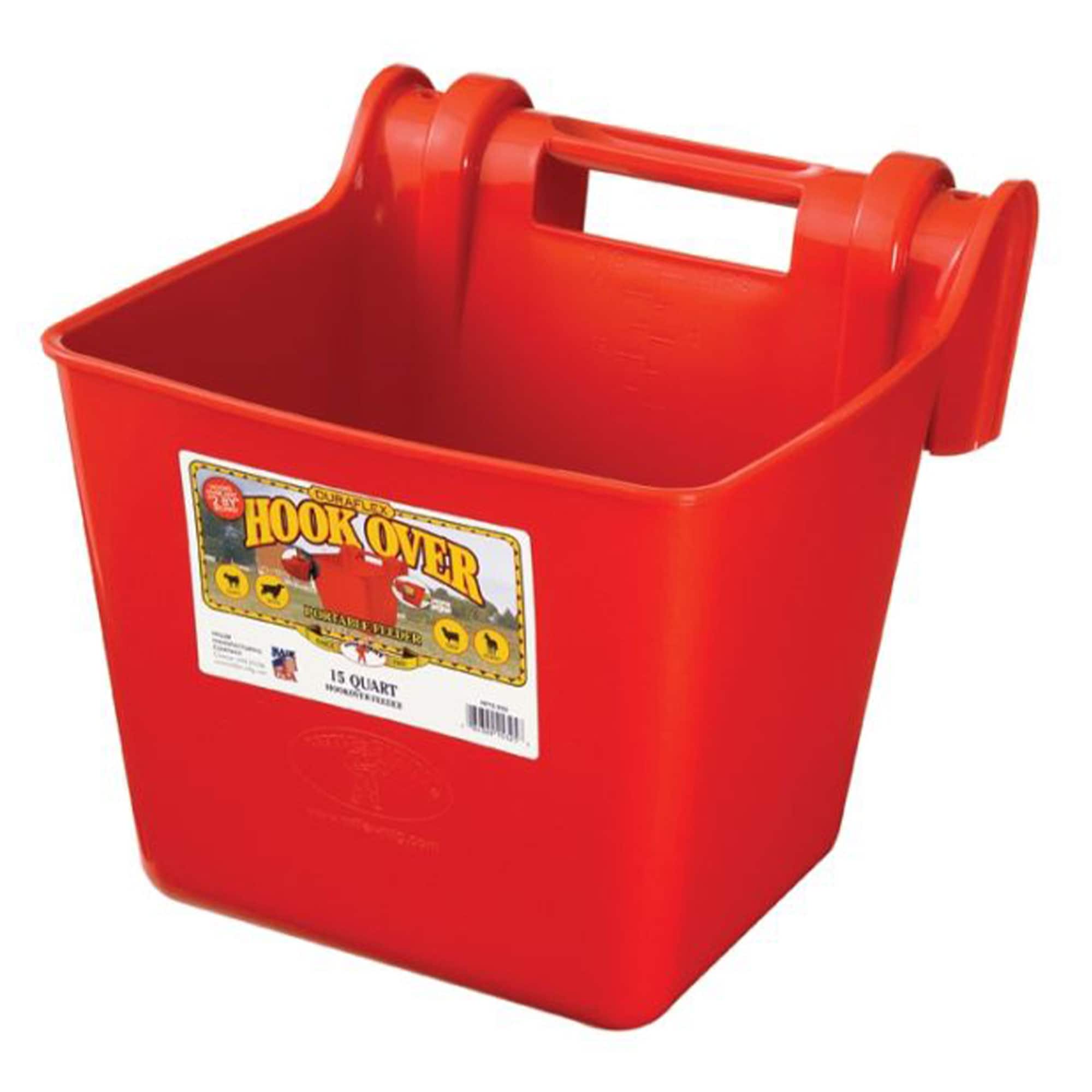 Little Giant - 15 Quart Mountable Livestock & Pet Hook Over Bucket Feeder - Red price history on PriceWatchPro