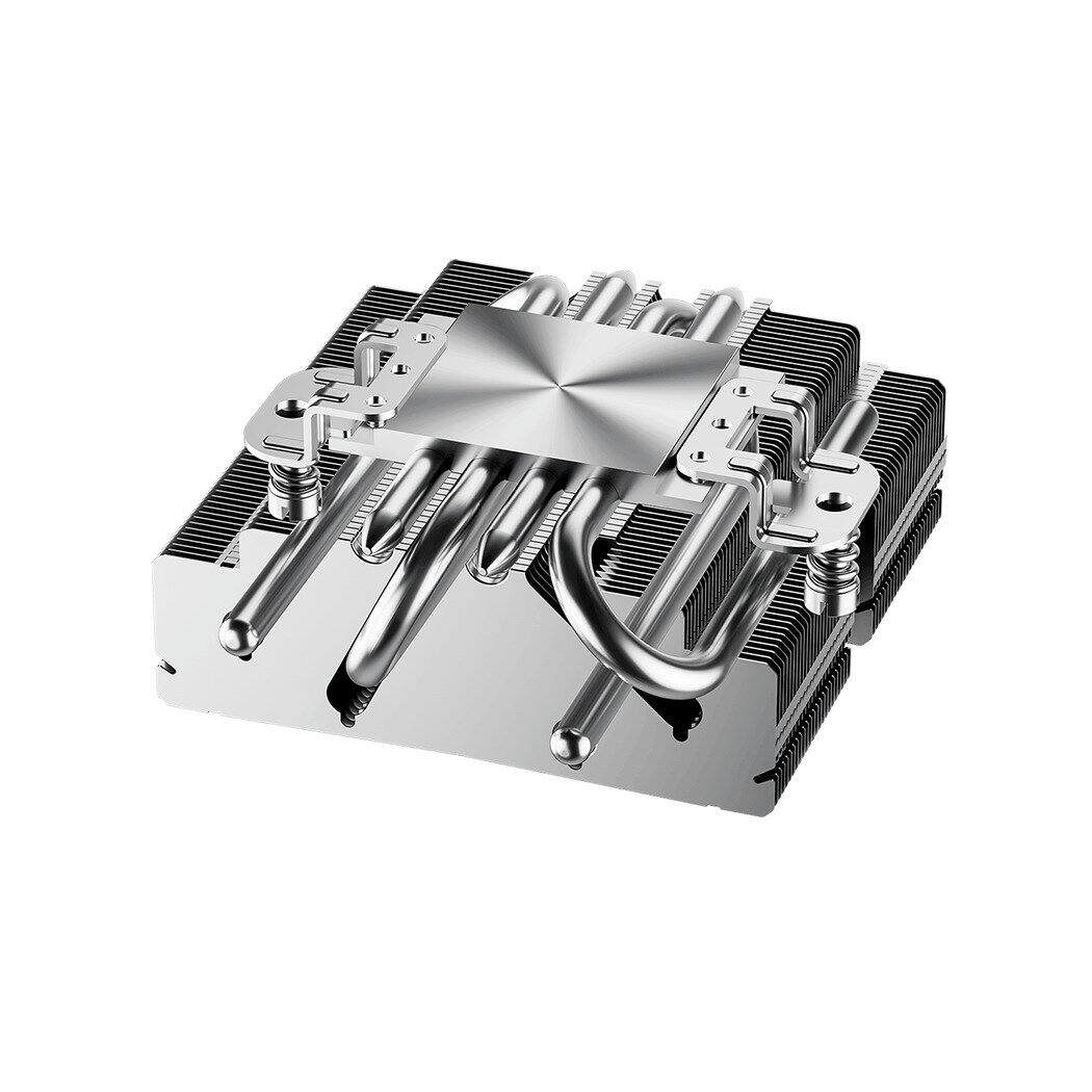 Alt View 3. PCCOOLER - RC400 53MM Height Low Profile Air Cooler - Black.