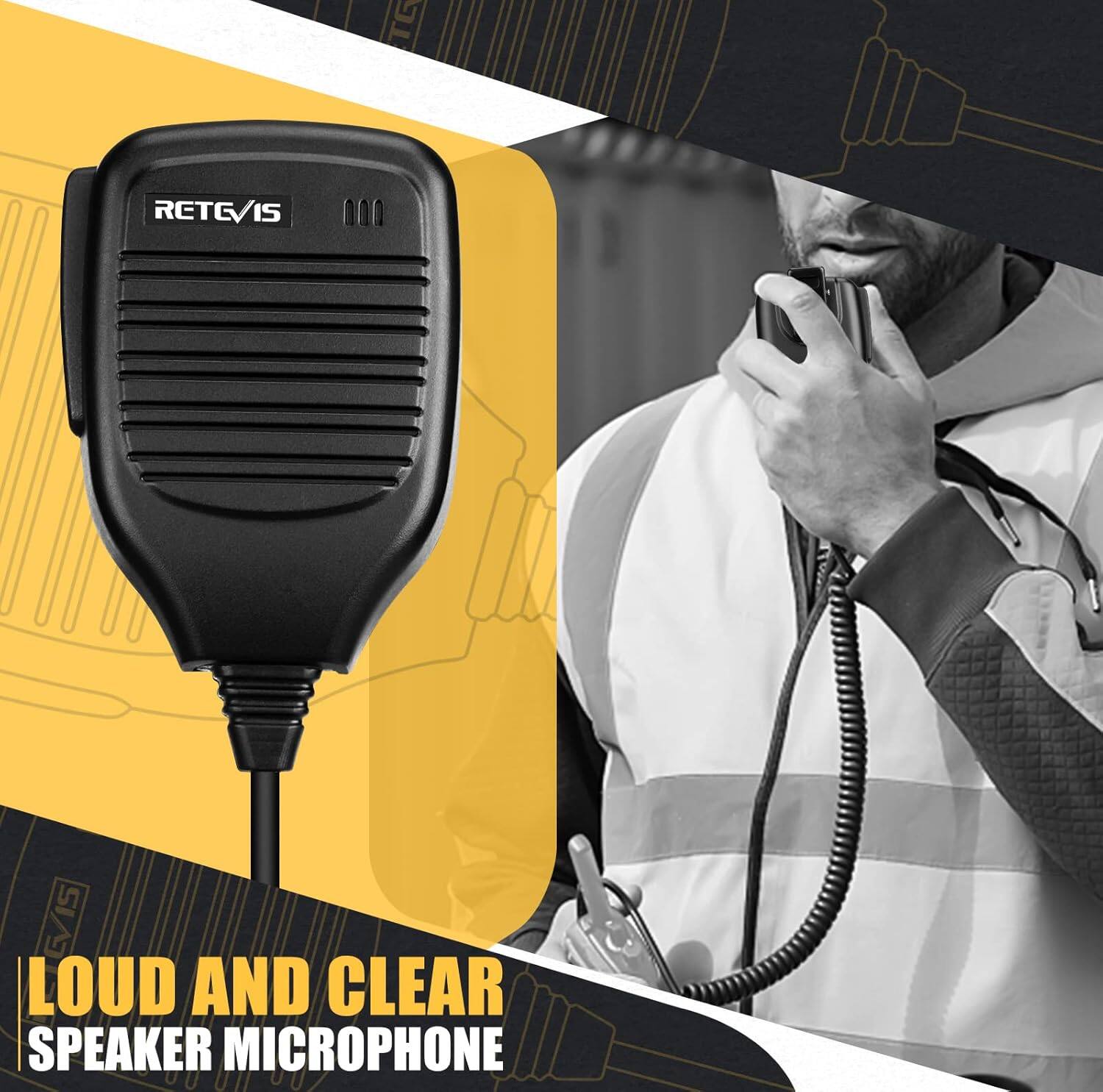 RETVIS LOUD AND CLEAR SPEAKER MICROPHONE