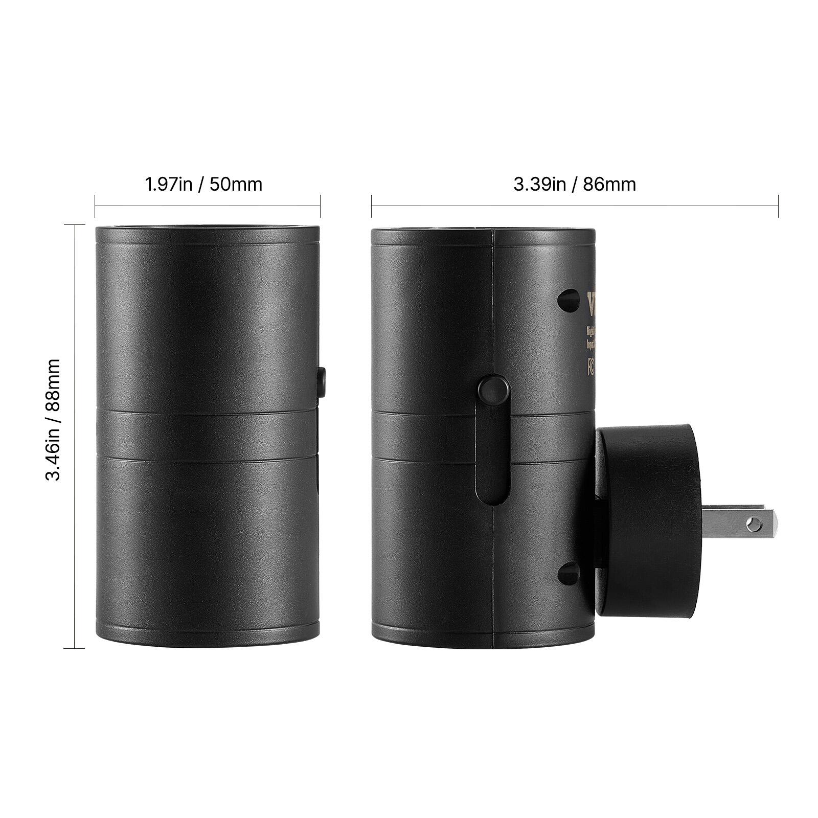 1.97in / 50mm  
3.39in / 86mm  
3.46in / 88mm