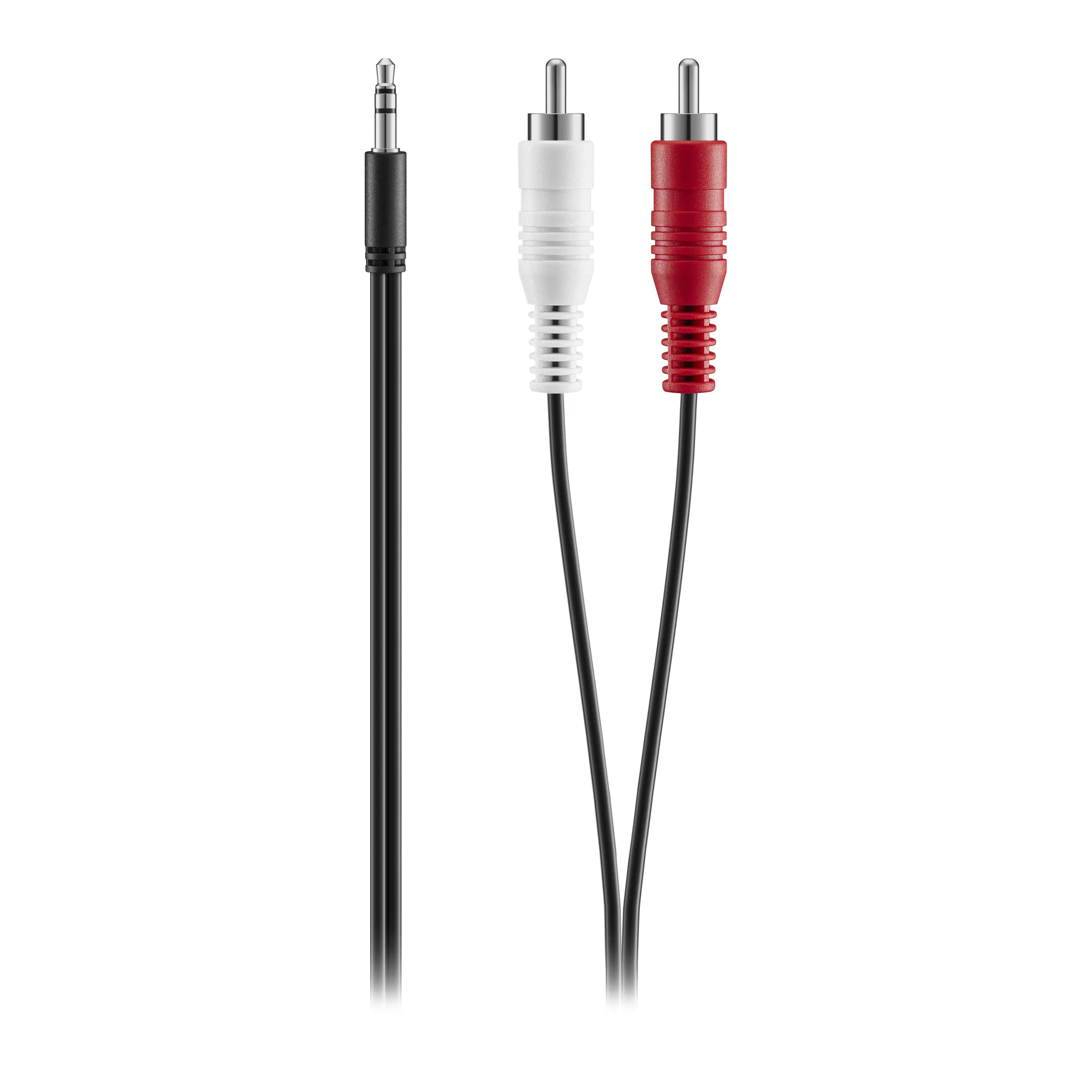 Alt View 11. Insignia™ - 6' 3.5 mm to Stereo Audio RCA Cable - Black.