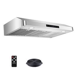 Aobosi - 20 inches - Externally Vented - Under cabinet Range Hood - Silver
