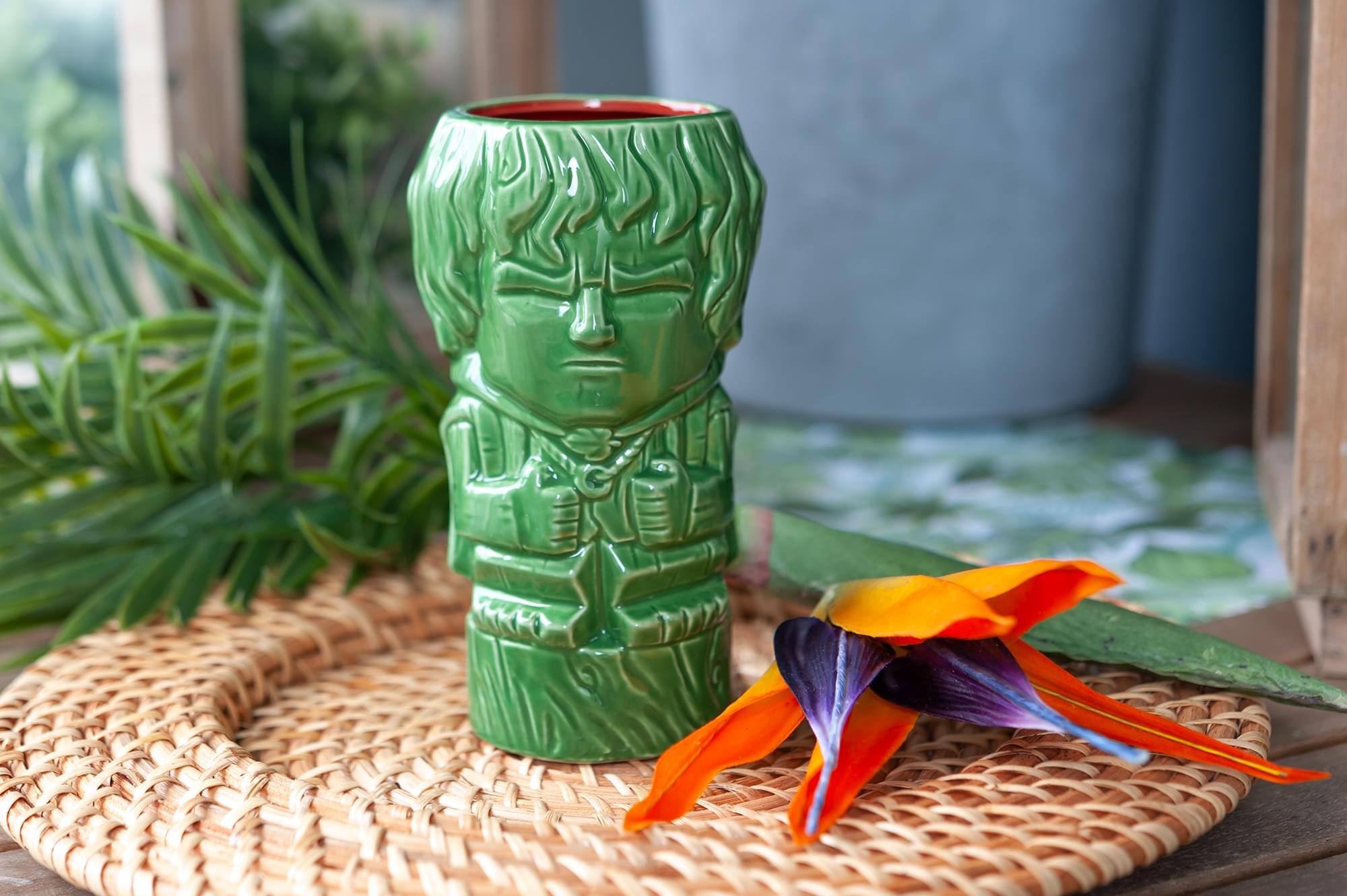 Alt View 3. ThinkGeek - Geeki Tikis Lord Of The Rings Frodo Mug | Ceramic Tiki Cup | Holds 14 Ounces - Green.