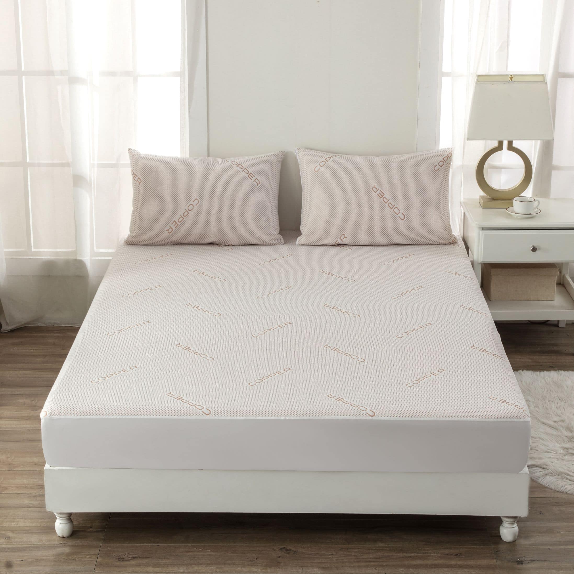 Bibb Home - Copper Infused Waterproof Mattress Pad - Standard price history on PriceWatchPro