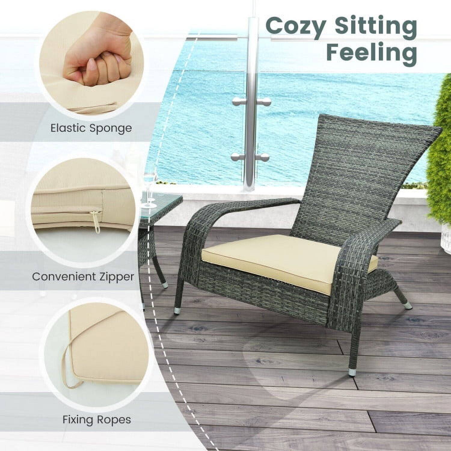 Cozy Sitting Feeling  
Elastic Sponge  
Convenient Zipper  
Fixing Ropes