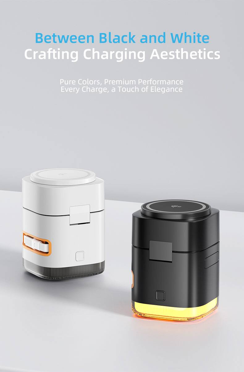Between Black and White  
Crafting Charging Aesthetics  
Pure Colors, Premium Performance  
Every Charge, a Touch of Elegance