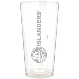 Great American Products - New York Islanders Etched 16oz. Vertical Rally Cry Pint Glass - Multicolor