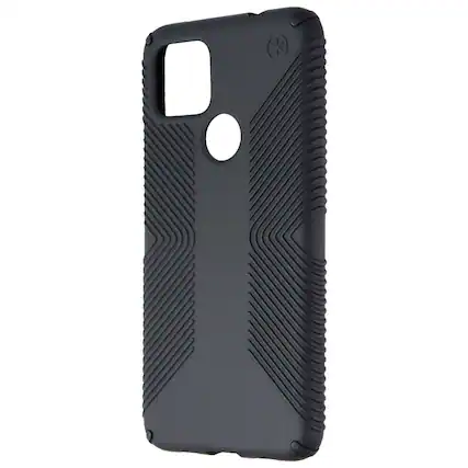 Front. Speck - Speck Products Presidio Exotech with Grips Google Pixel 4a (5G) UW Case, Black - Black.