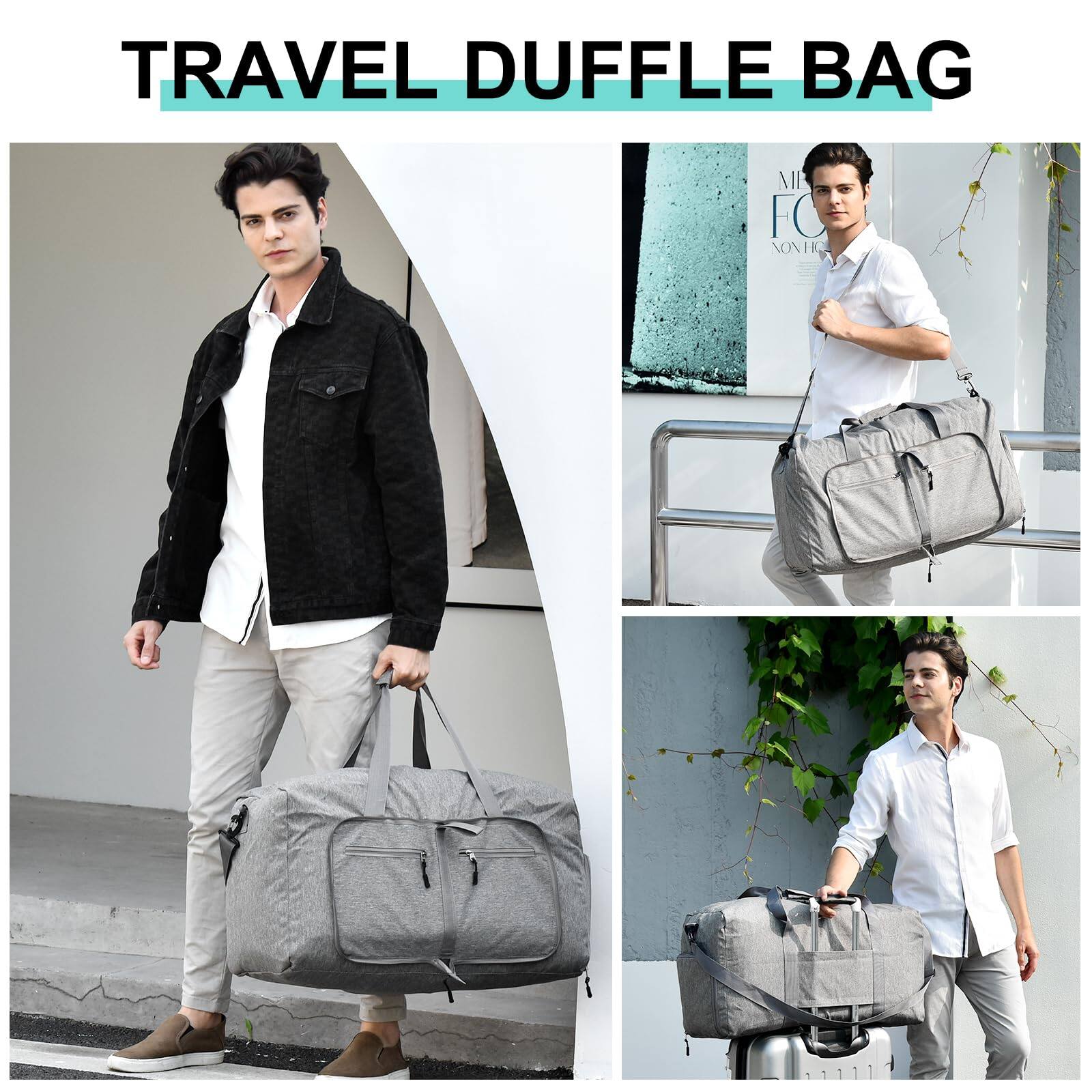 Paradigms Interiors Travel Duffle Bag For Men Women Foldable Duffel ...