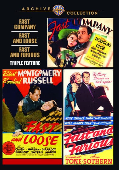 Fast Company/Fast and Loose/Fast and Furious-Triple Feat-DVD