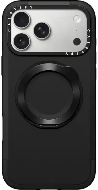 Force Ring Stand Case by CASETiFY for iPhone 17 Pro Max Black Force Ring Stand Case by CASETiFY for iPhone 17 Pro Max Black