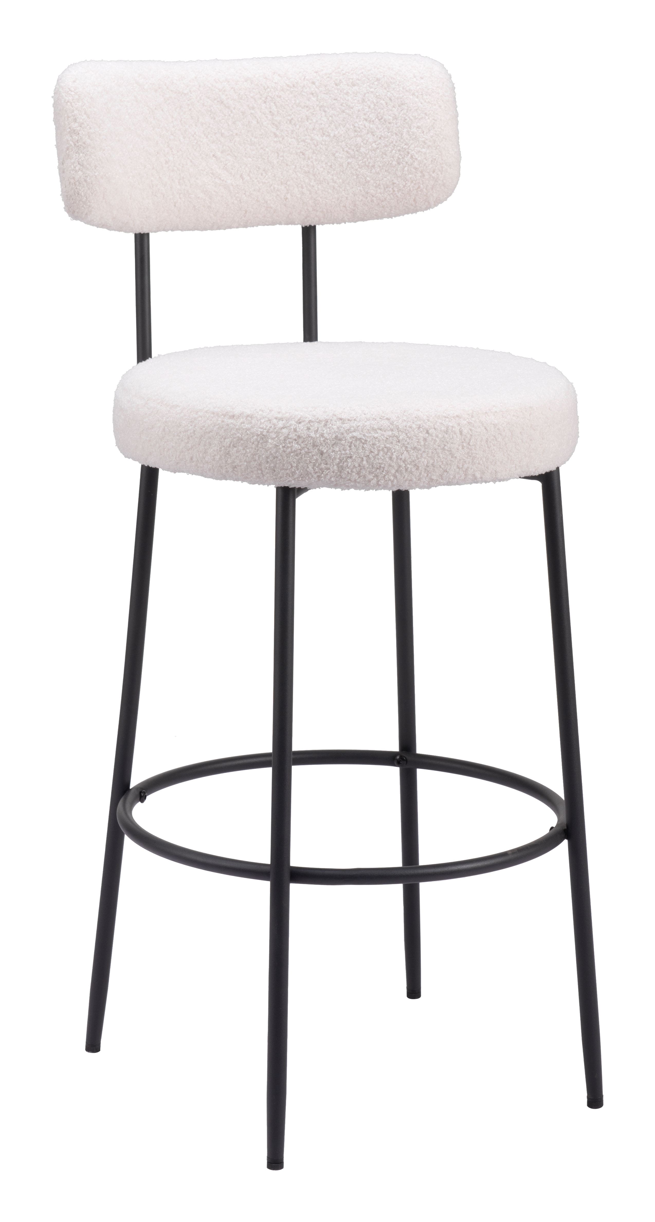 Hivvago - Blanca Barstool (Set of 2) - Ivory