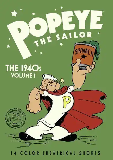 Front. Popeye The Sailor: The 1940s Volume 1   - BluRay.