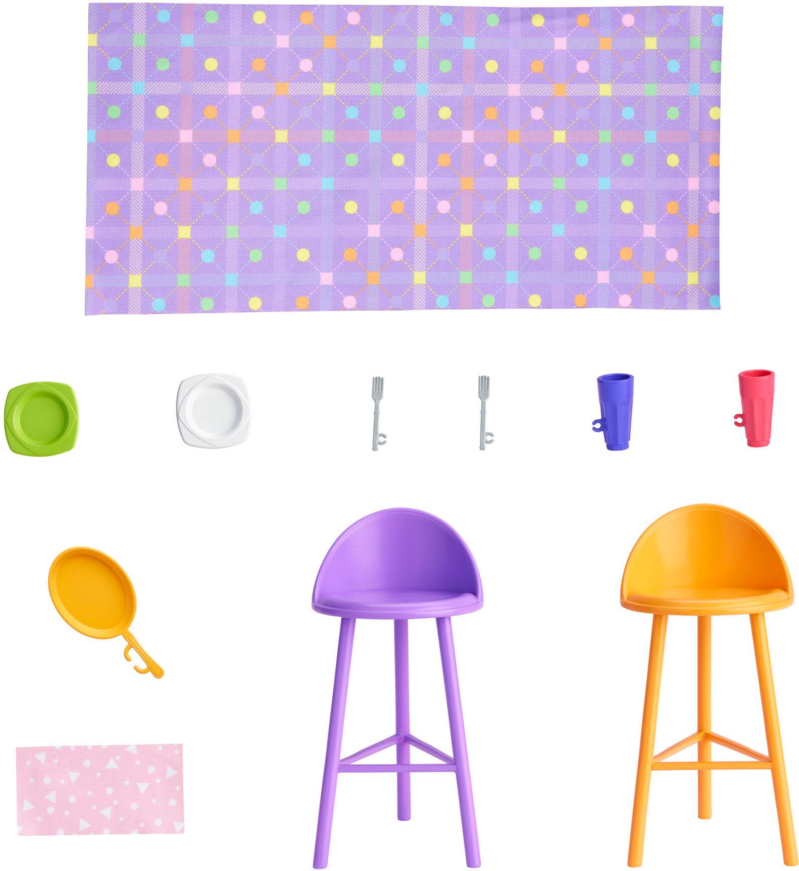 Alt View 18. Barbie - Barbie - Getaway House Playset with 11.5" Doll - Pink/White.