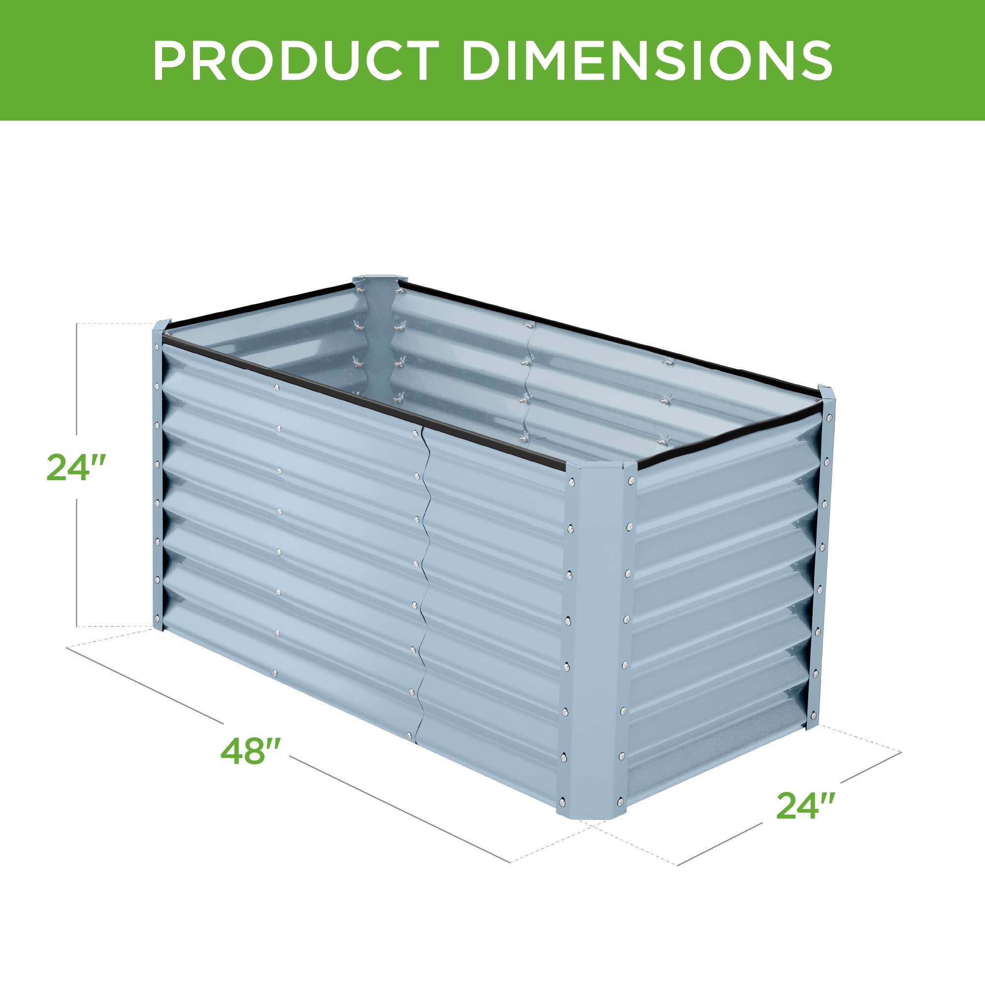 PRODUCT DIMENSIONS

24" x 48" x 24"