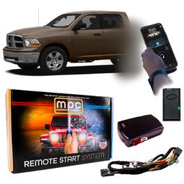 MPC - SmartPhone Activated Remote Start For 2009-2010 Dodge Ram 1500 - Plug & Play - Black