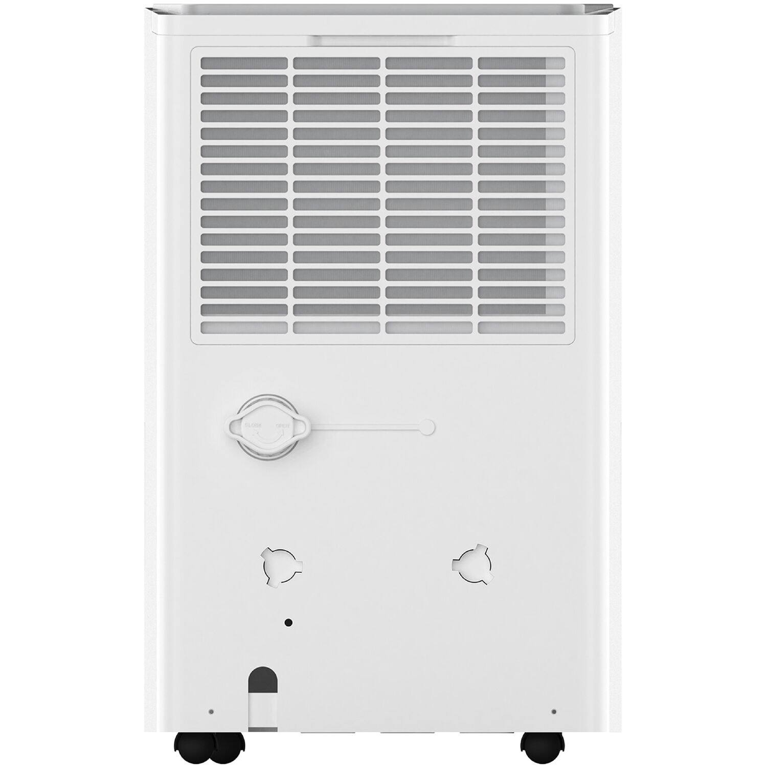 Back. TCL - 3,000 Sq. Ft. 32-Pint Smart Dehumidifier with Remote, 8 Pint Bucket Capacity, Energy Star Most Efficient 2024 - White.