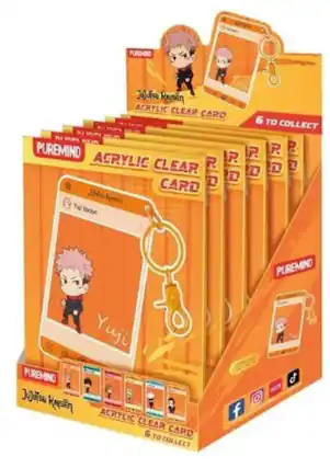 PUREMIND ACRYLIC CLEAR CARD 6 TO COLLECT
Jujutsu Kaisen
Yuji