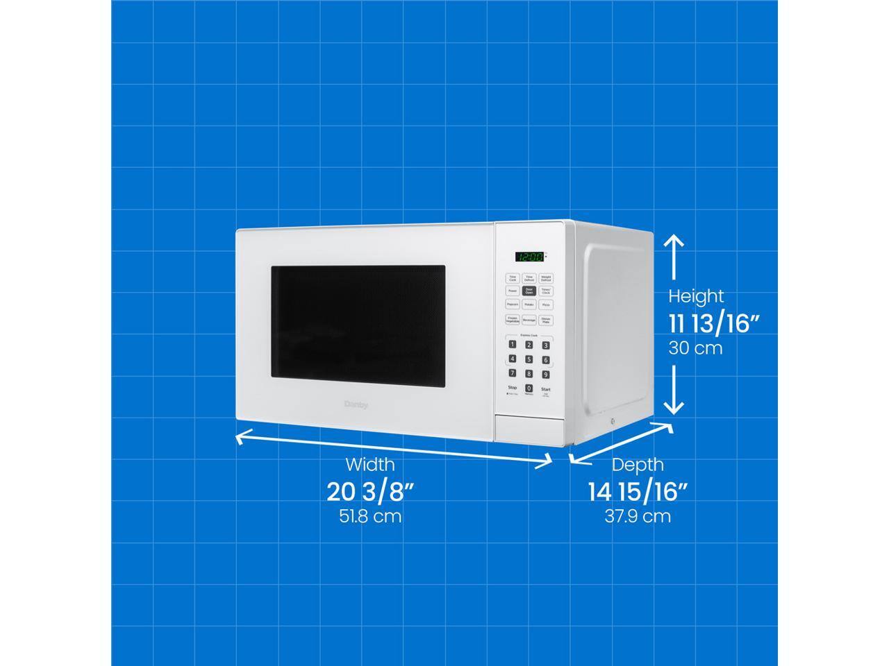 Height 11 13/16" 30 cm  
Width 20 3/8" 51.8 cm  
Depth 14 15/16" 37.9 cm