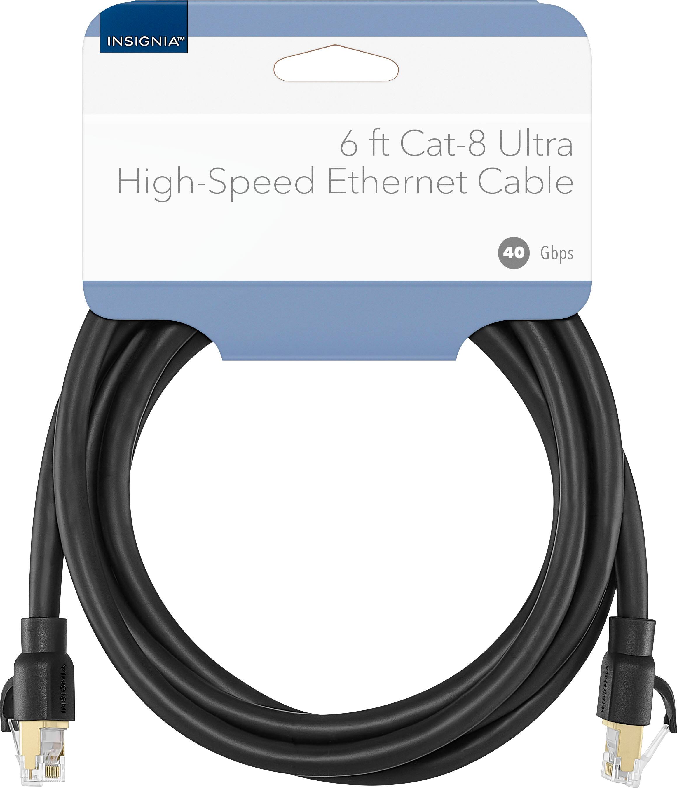 INSIGNIA™

6 ft Cat-8 Ultra High-Speed Ethernet Cable

40 Gbps