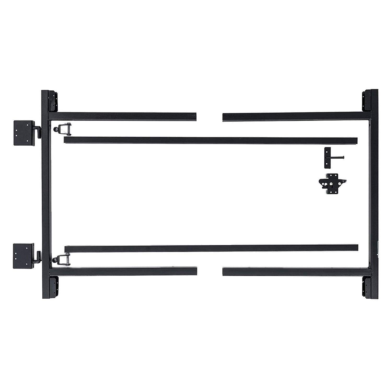 Adjust-A-Gate - Gate Building Kit, 60"-96" Wide Opening Up To 4' High (2 Pack) - Black