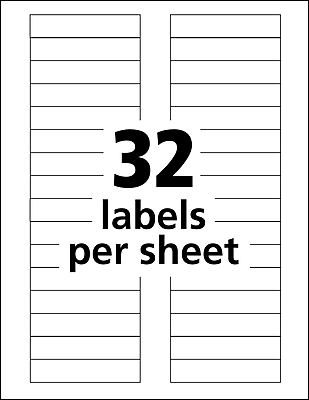 32 labels per sheet