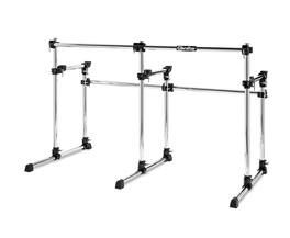Gibraltar Hardware - Elevate DJ Workstation Stand, 68" DJ Rack with 36" Legs and 1.5" Steel Rack Tubes, Adjustable Height DJ Table Frame