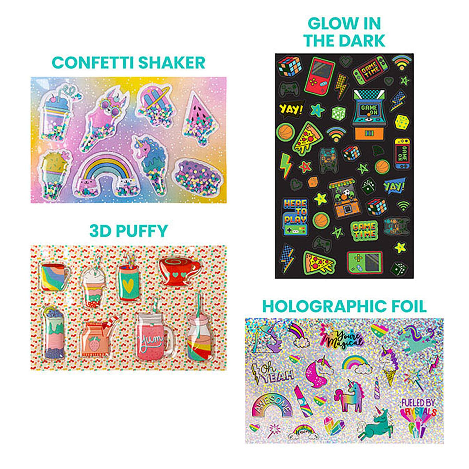 Fashion Angels Fashion Angels: 5,000+ Ultimate Sticker Set Vinyl, 3D ...