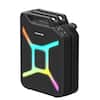Front. Ultimea Go - ULTIMEA Go Portable Party Speaker, 300W Bass Boost, RGB, TWS, Mic/Guitar Input, App Control, Bluetooth Speaker - black.