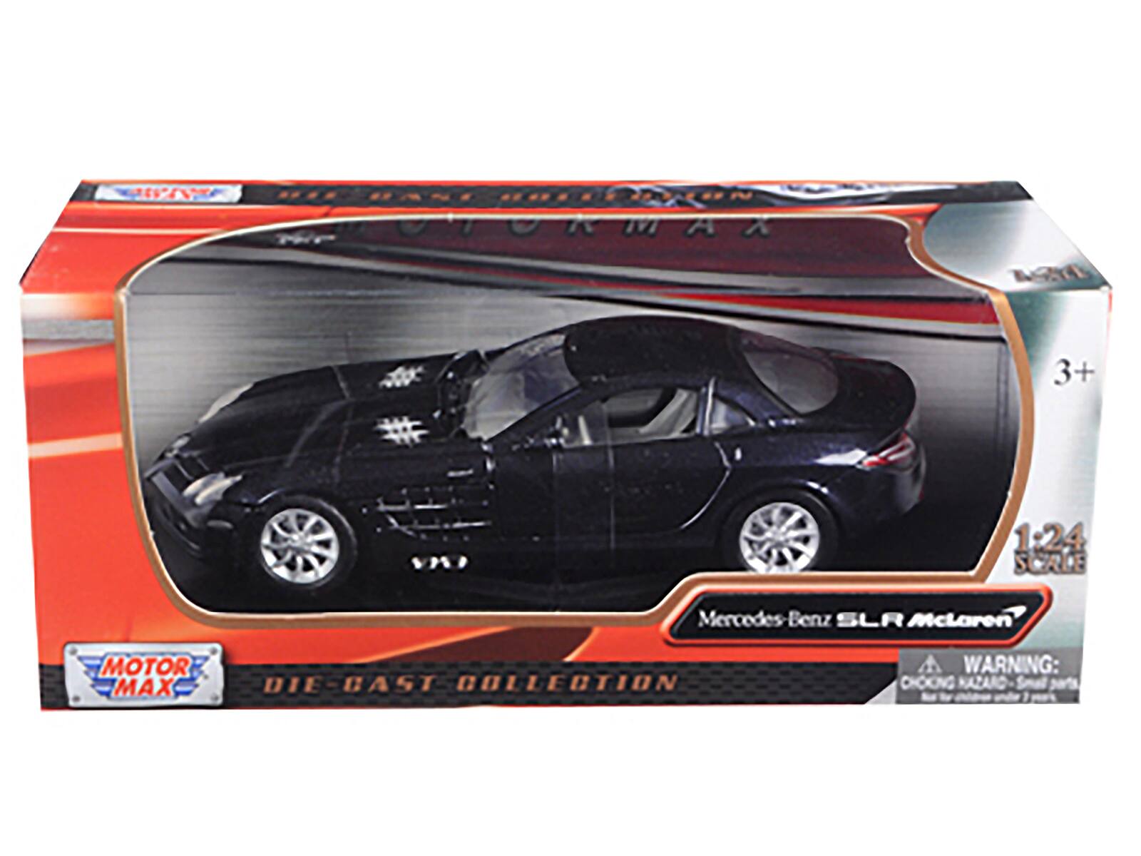 BANE TUKMAA AS 3+ V 1:24 SCALE  
Mercedes-Benz SLR McLaren  
MOTOR MAX DIE-CAST COLLECTION  
WARNING: CHOKING HAZARD - Small parts. Not for children under 3 years.