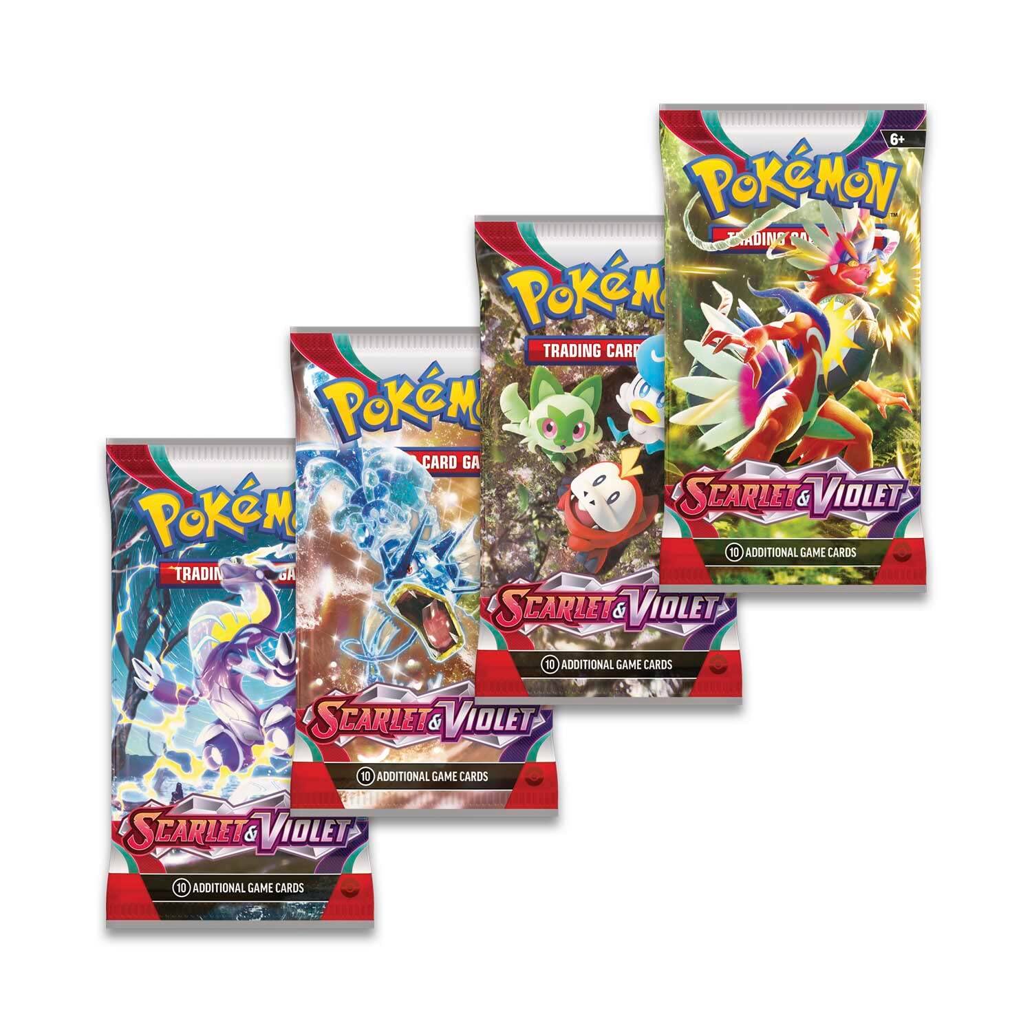 6+ Pokémon Trading Card Game Scarlet & Violet 10 Additional Game Cards