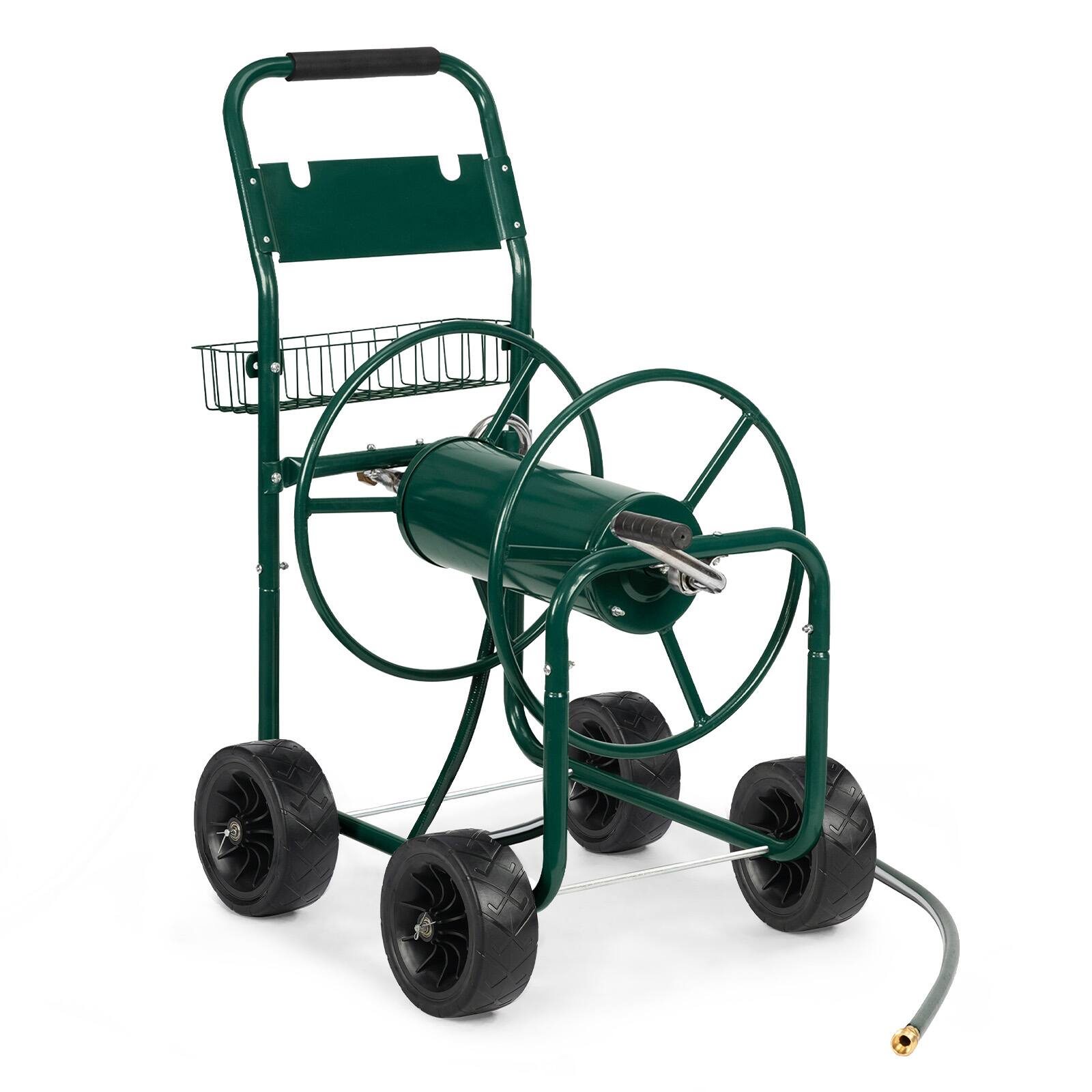 Front. Winado - Garden Hose Reel Cart, Heavy Duty Water Hose Cart for Outside, Lawn Watering, for Garden Hold Up to 300 ft.