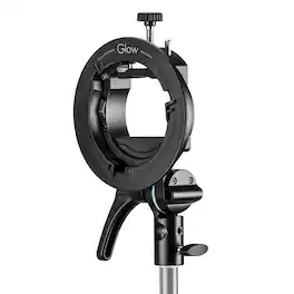 Glow - S2 Round Flash S-type Bowens Mount Bracket for Round Head Flashes (Godox S2)