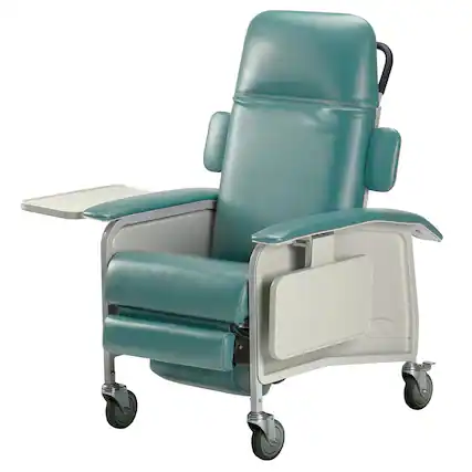 Front. Invacare - Clinical 3 Position Recliner Chair for Adults with Comfort Seating - Jade.