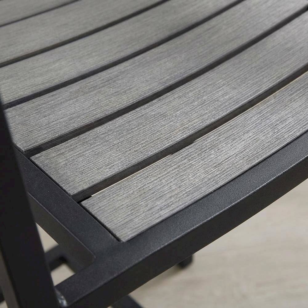 Alt View 1. Outdoor Escape - Outdoor Bar Stool Set with Bicast Leather Finish, Armrest & Backrest Comfort - Brown.