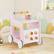 Alt View 3. Costway - Costway Wooden Baby Walker Ice Cream Cart Toy with Sweet Accessories & Smooth Wheels - Pink.