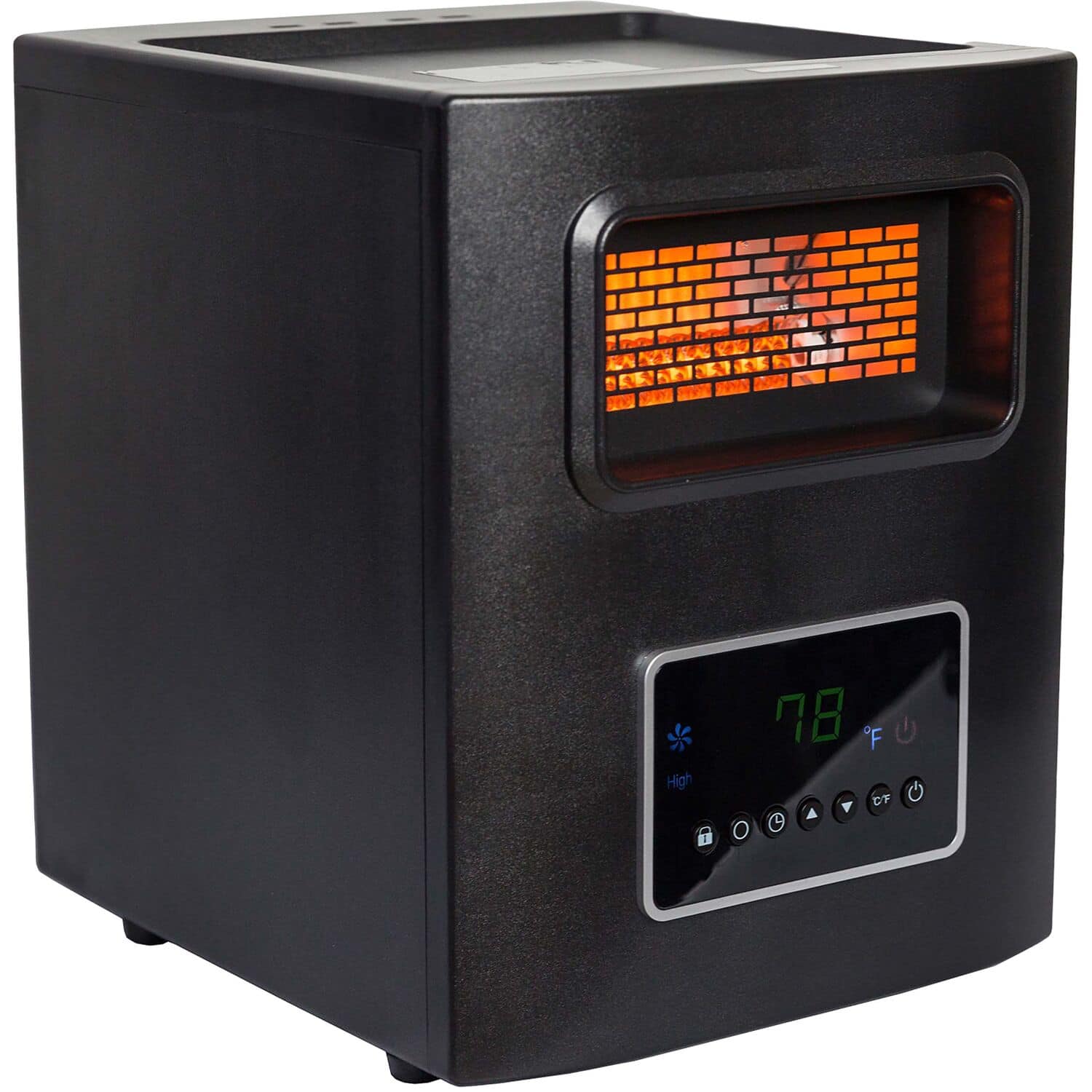 Alt View 18. Lifesmart - 4-Wrapped Element Infrared Heater with USB Charging - Black.