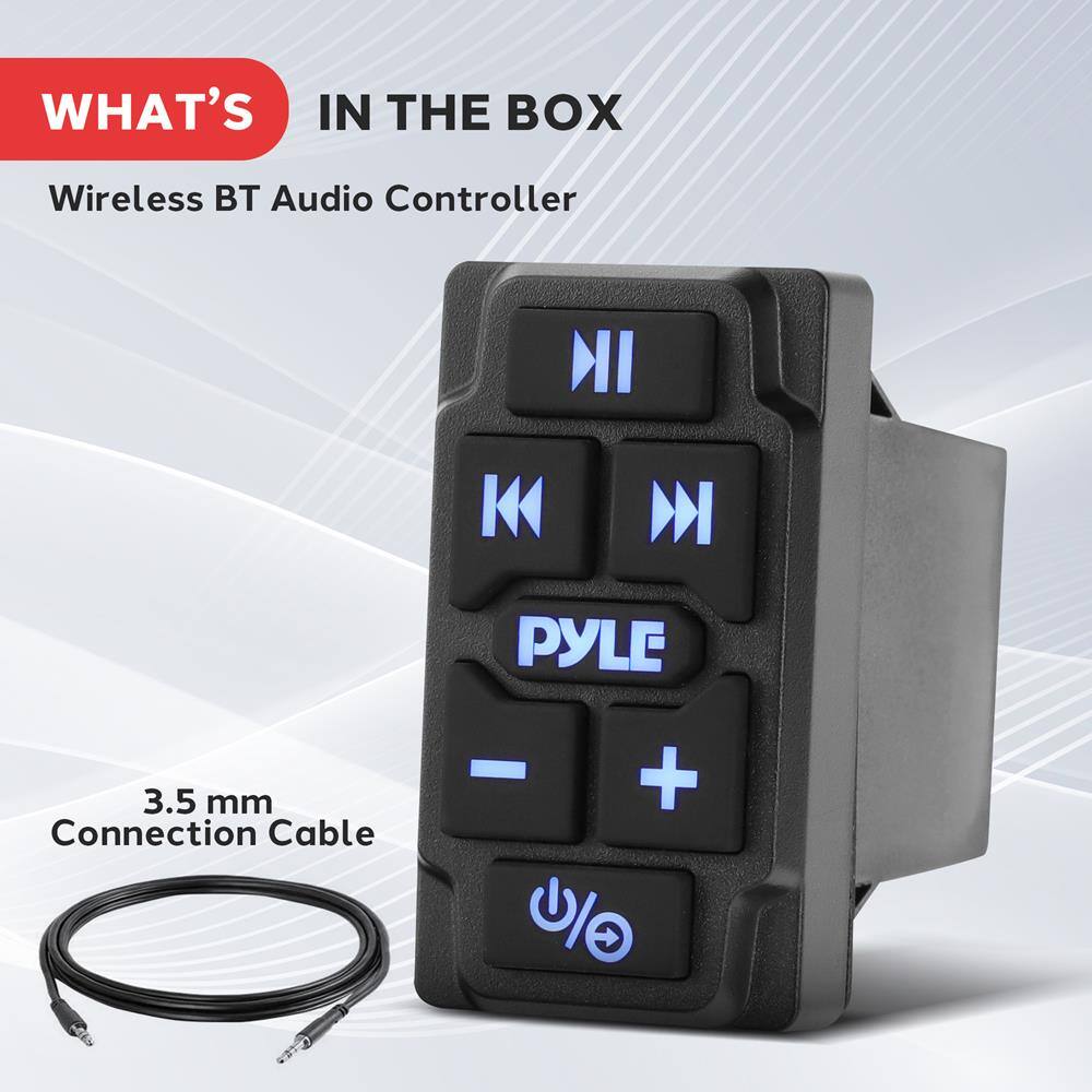 WHAT'S IN THE BOX

Wireless BT Audio Controller

3.5 mm Connection Cable