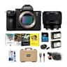 Sony - a7 III Full Frame Mirrorless Camera with 50mm f/1.8 Lens Bundle - Black
