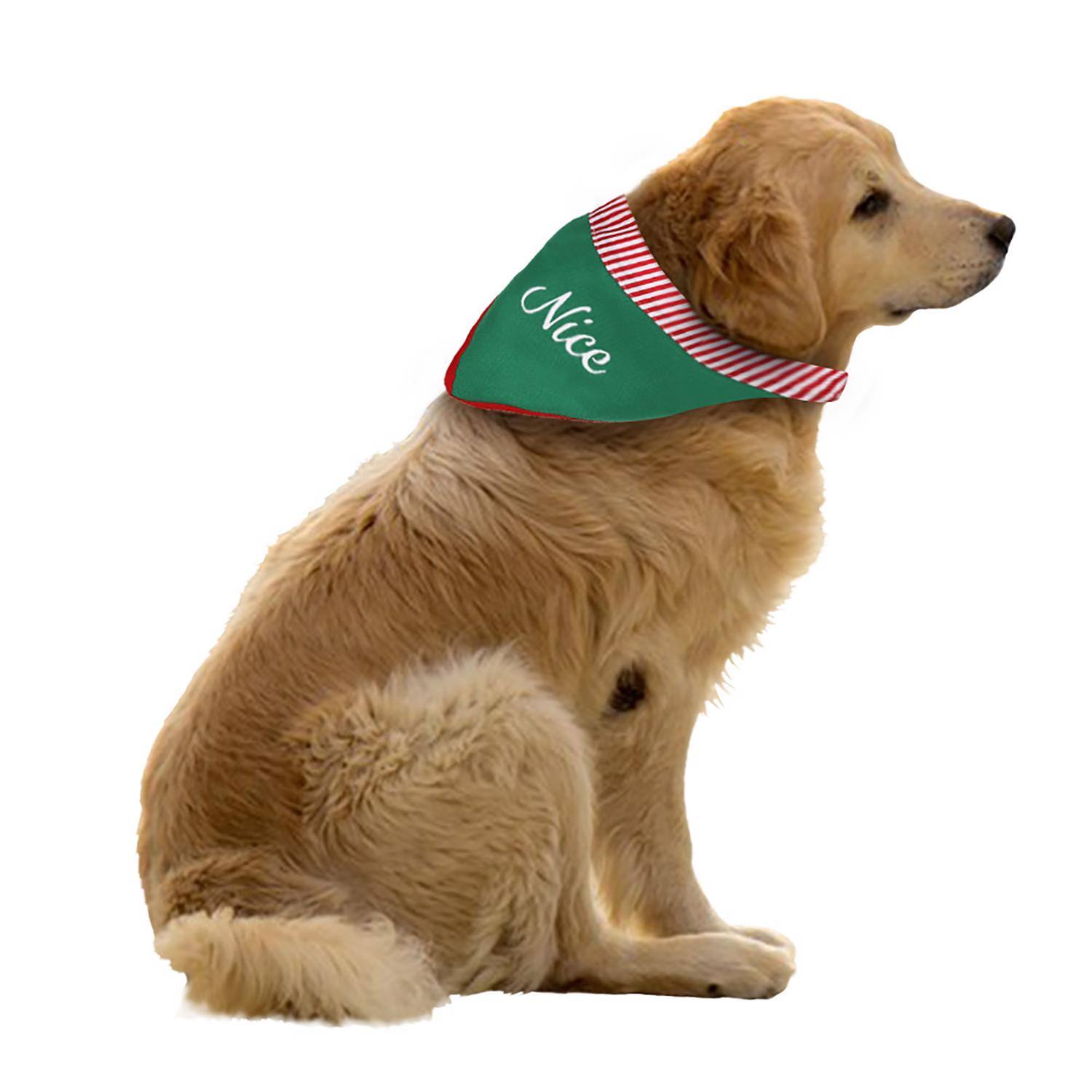 Left. Dyno - Dyno Bandana Pet Costume 2 pk (Case of 12) - Multicolored.