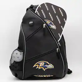 Team Golf - Baltimore Ravens Embroidered Team Pickleball Backpack - Multicolor