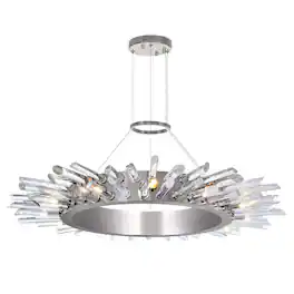 CWI Lighting - Thorns 12 Light Chandelier With Finish - Polished Nickel