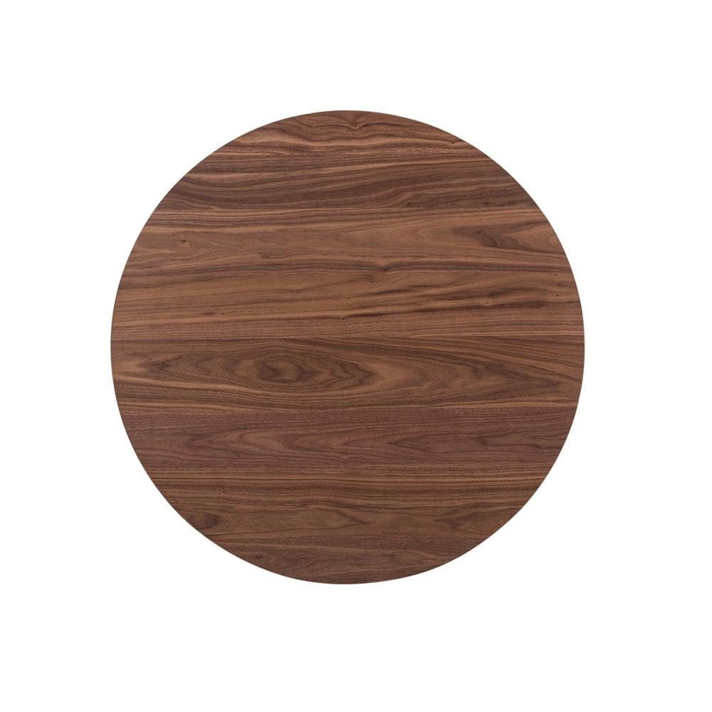 Alt View 3. Starlight Canyon Home - Brown Round Dining Table – Elegant Small Round Kitchen Table for Any Space - Brown.