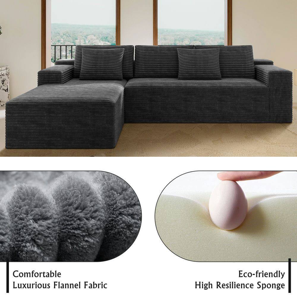 Comfortable Luxurious Flannel Fabric  
Eco-friendly High Resilience Sponge