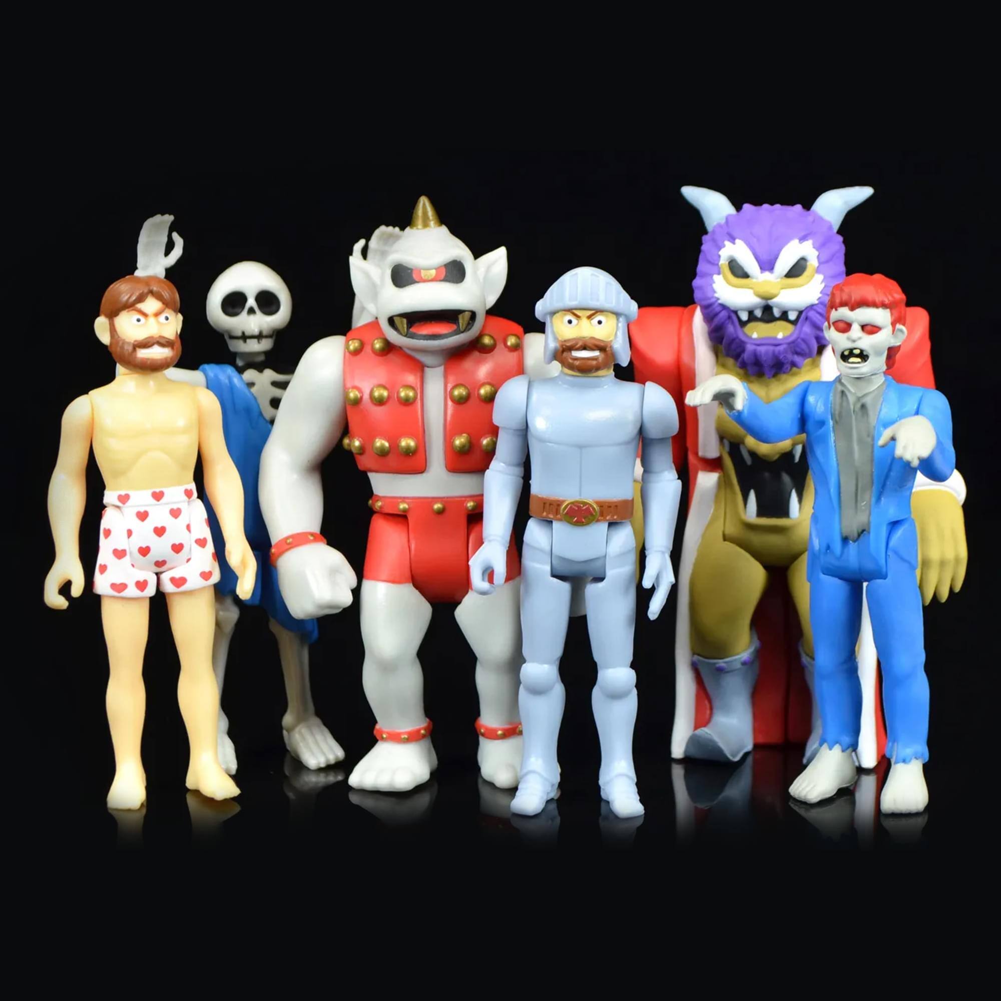 Alt View 5. Super7 - Ghosts N Goblins 3.75 Inch ReAction Figure 3-Pack B - Multi-Color.