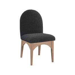 Meridian Furniture - Waldorf Boucle Fabric Dining Chair - Black